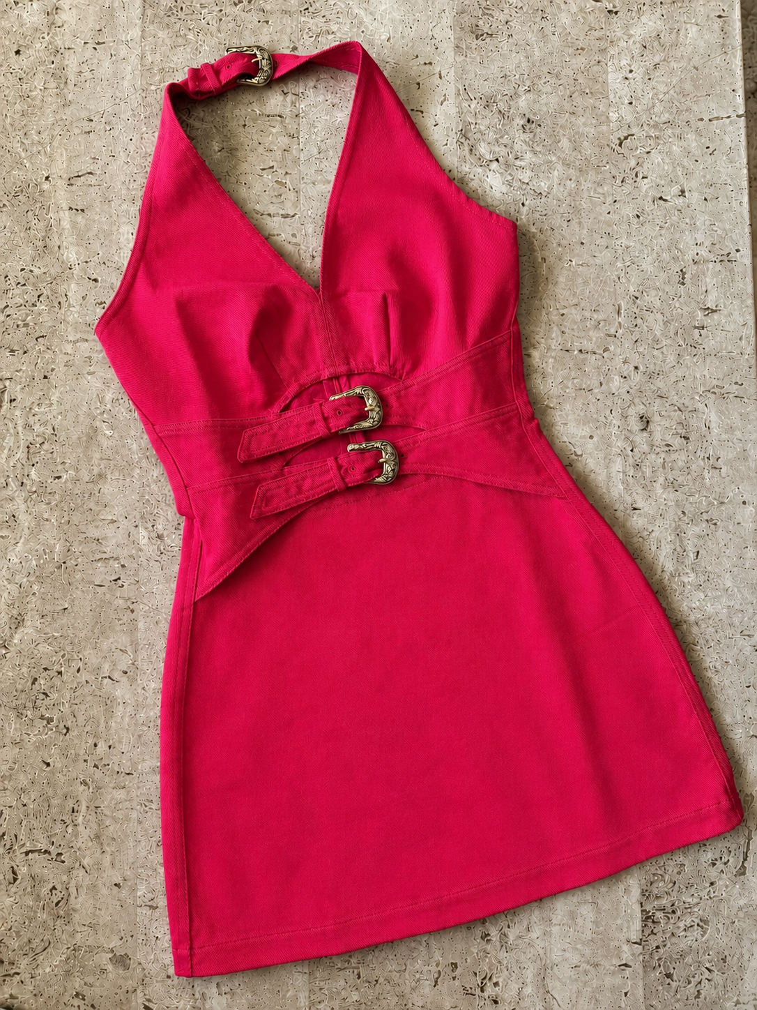 Wild Side Buckle Dress