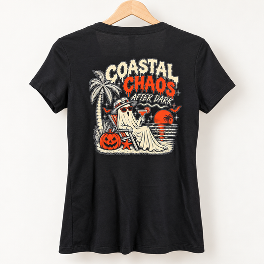 Spooky Coastal Chaos V-Neck
