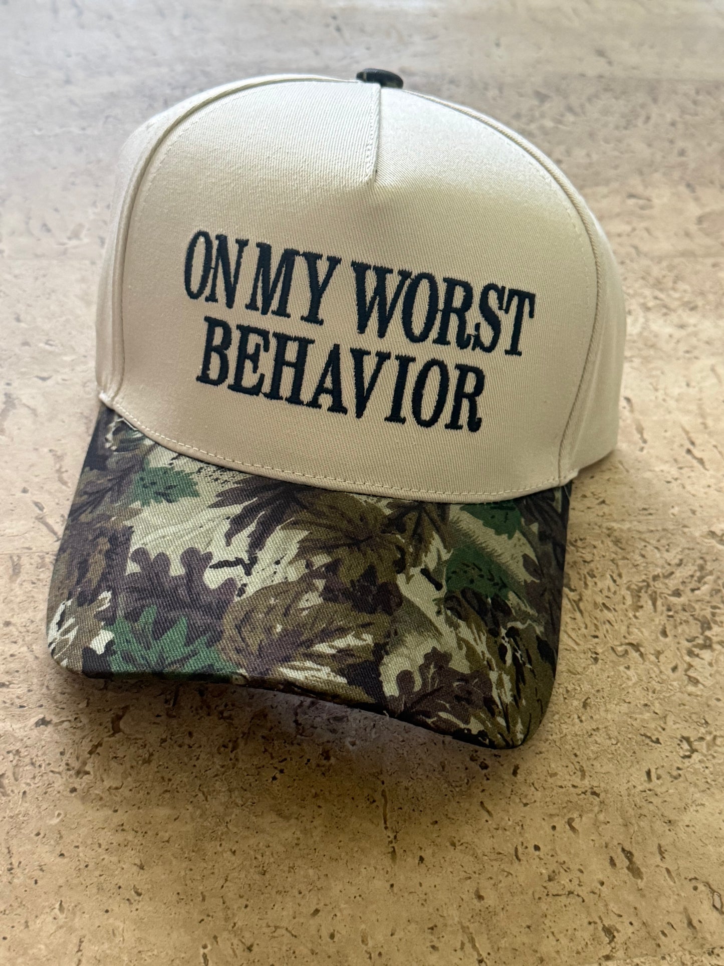On My Worst Behavior Hat