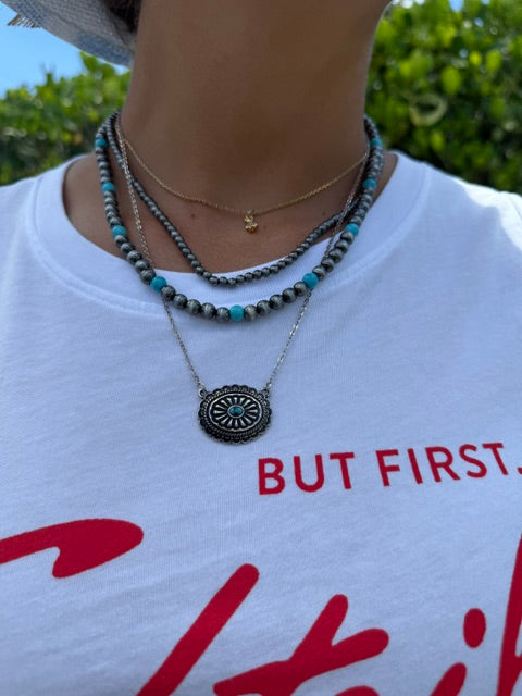 Concho Layered Necklace