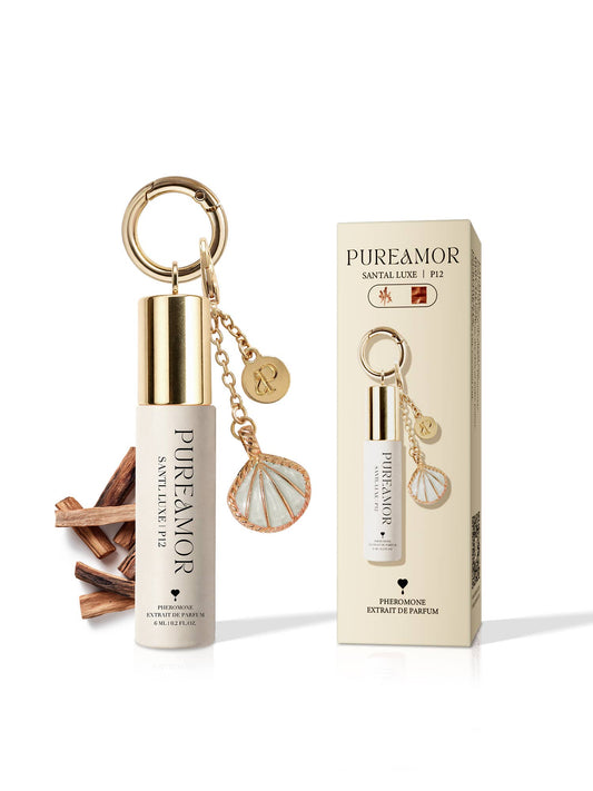Santal Luxe | Roll-on Pheromone Keychain Perfume Oil - 6ml