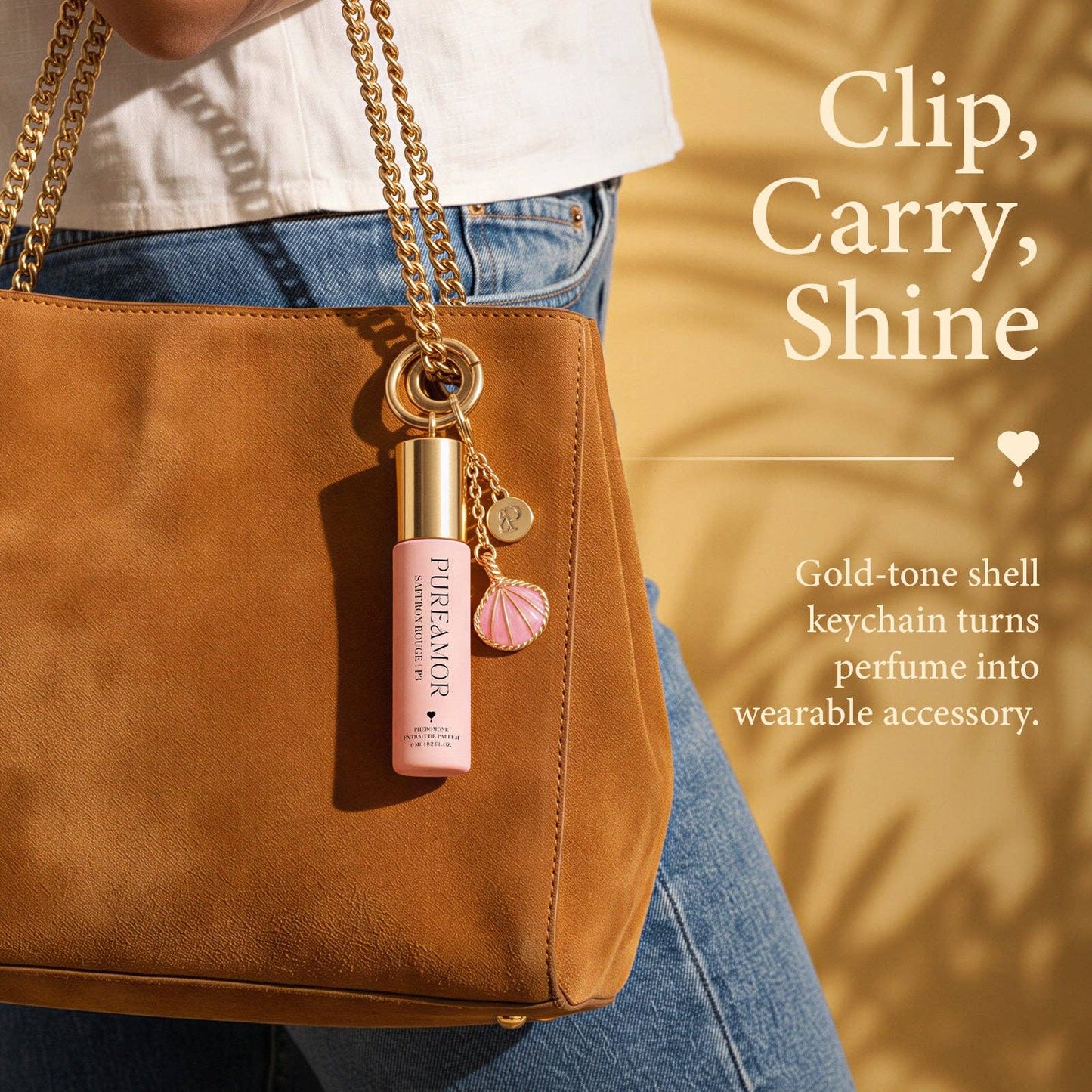 Saffron Rouge | P3 Keychain Roll-On Pheromone Perfume | 6 ml