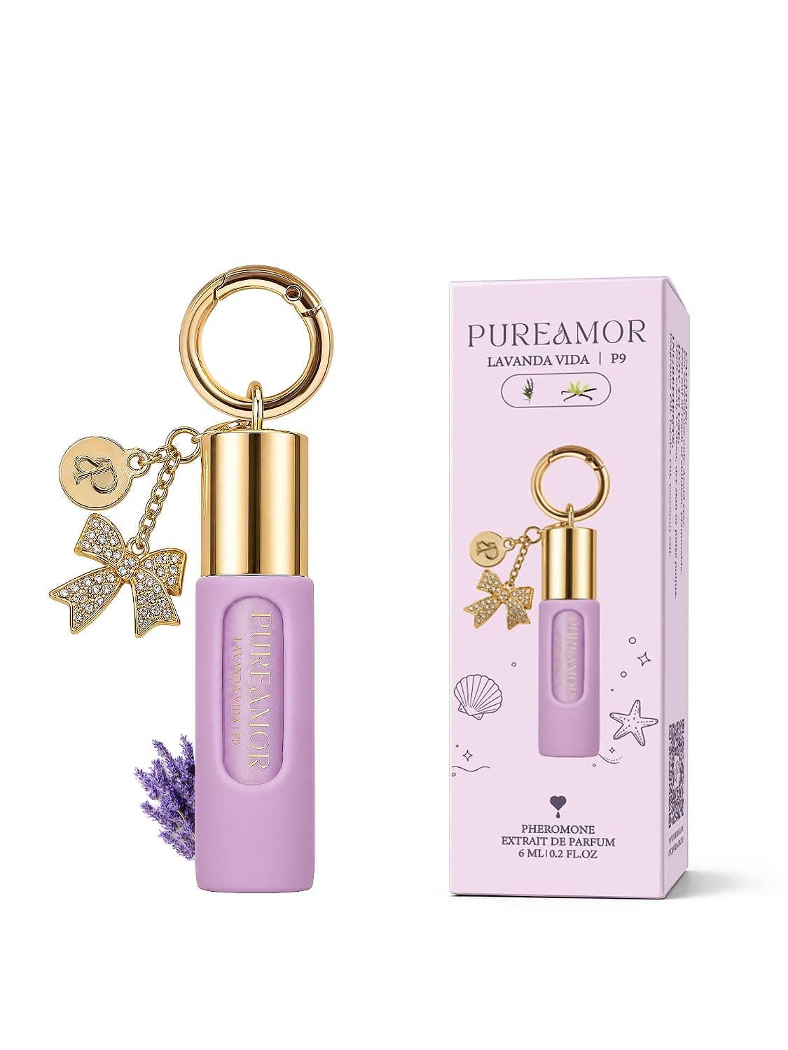 Lavanda Vida Roll-On Oil | Designer-Inspired- 6 ML  Keychain