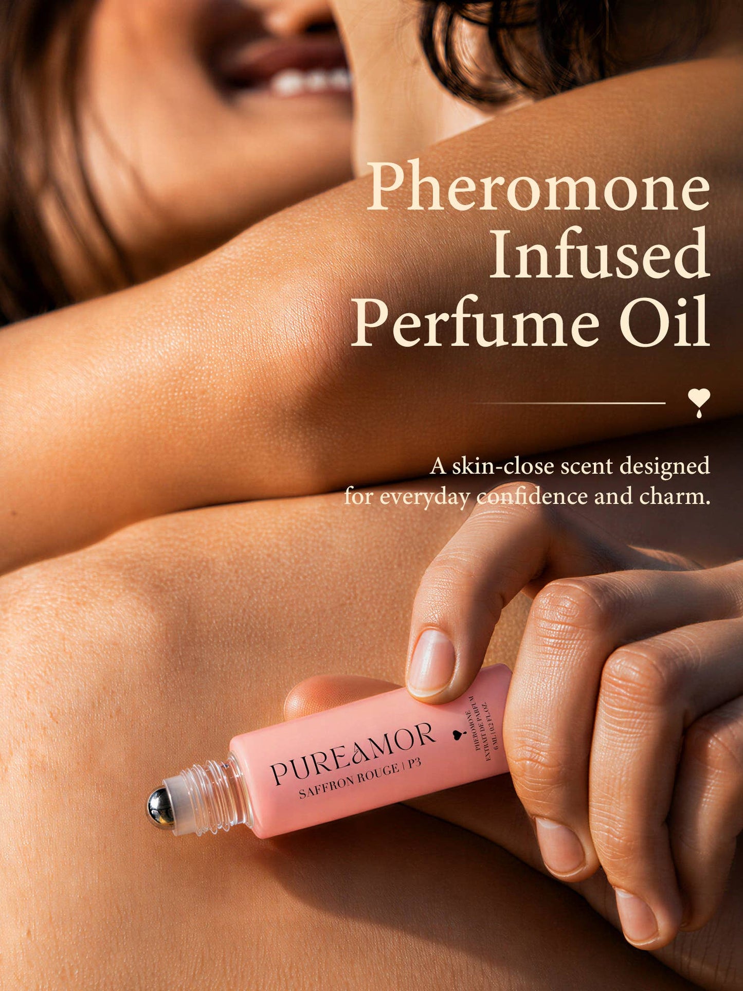 Saffron Rouge | P3 Keychain Roll-On Pheromone Perfume | 6 ml