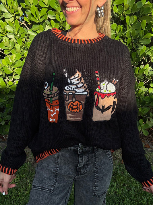 Spooky Sips Sweater