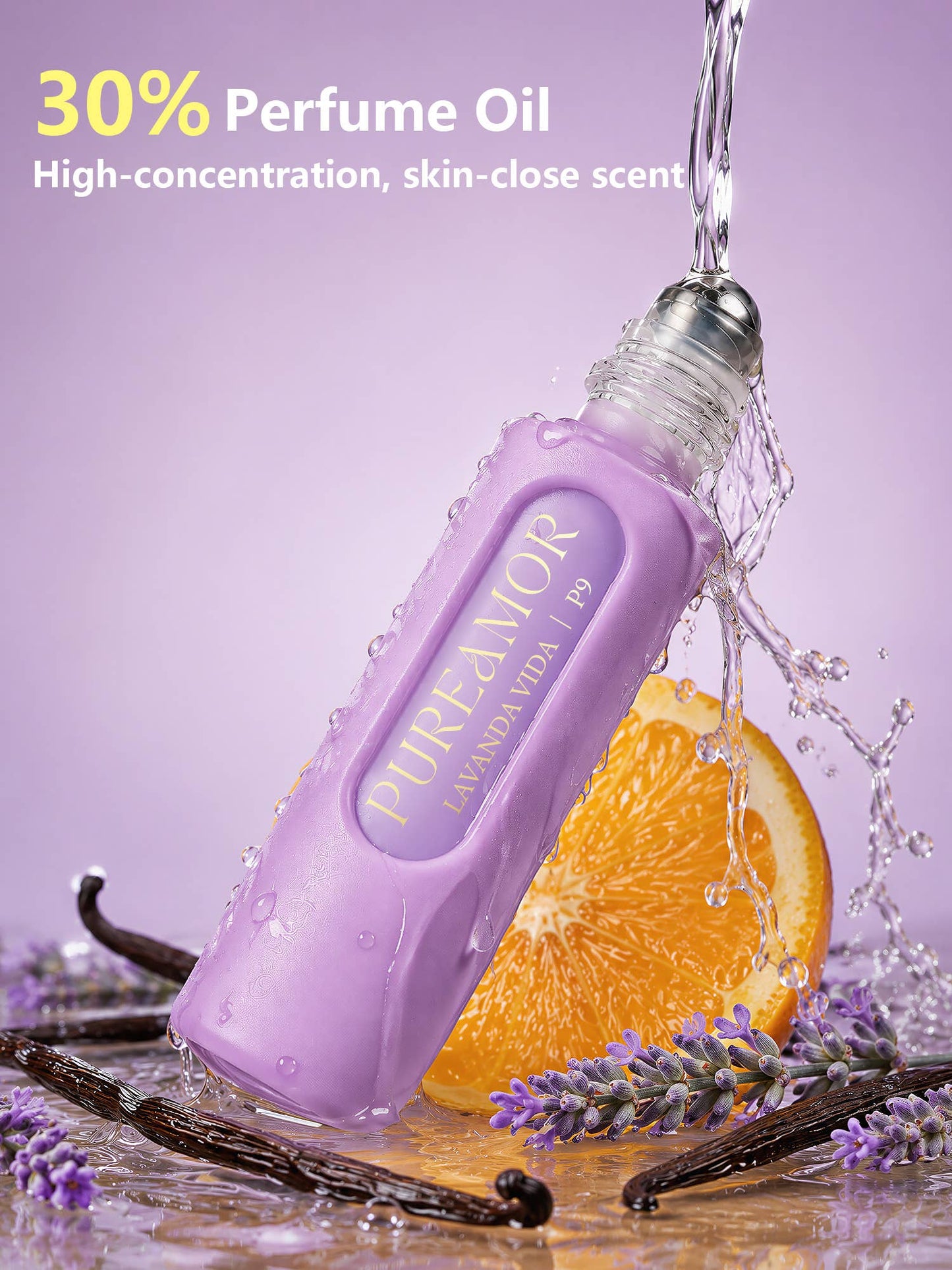 Lavanda Vida Roll-On Oil | Designer-Inspired- 6 ML  Keychain