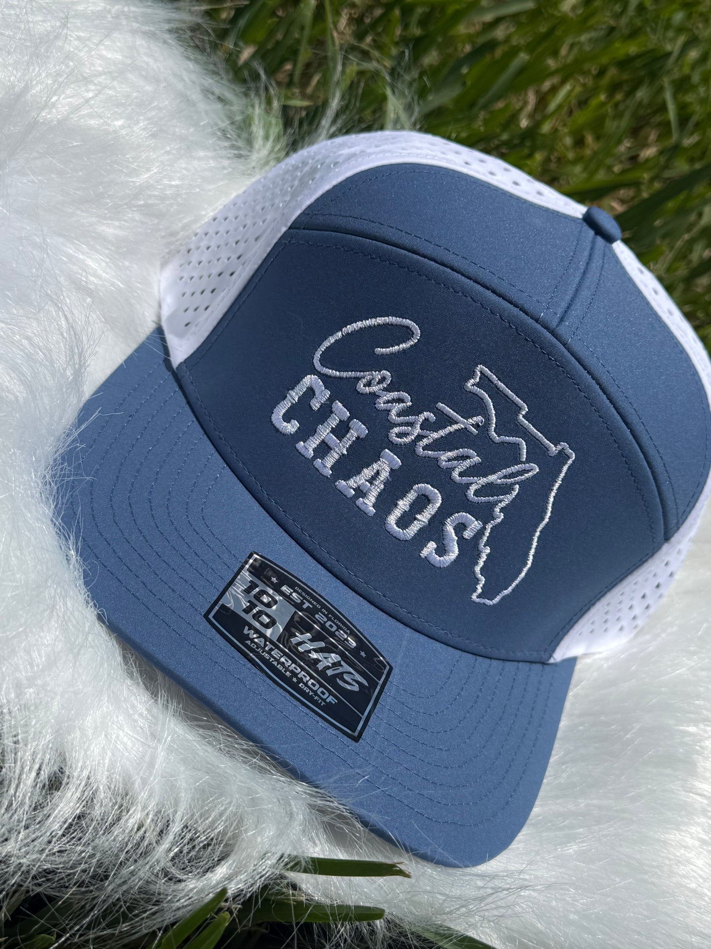 Coastal Chaos Performance Snapback – Deep Blue