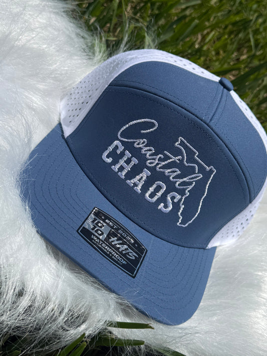 Coastal Chaos Performance Snapback – Deep Blue