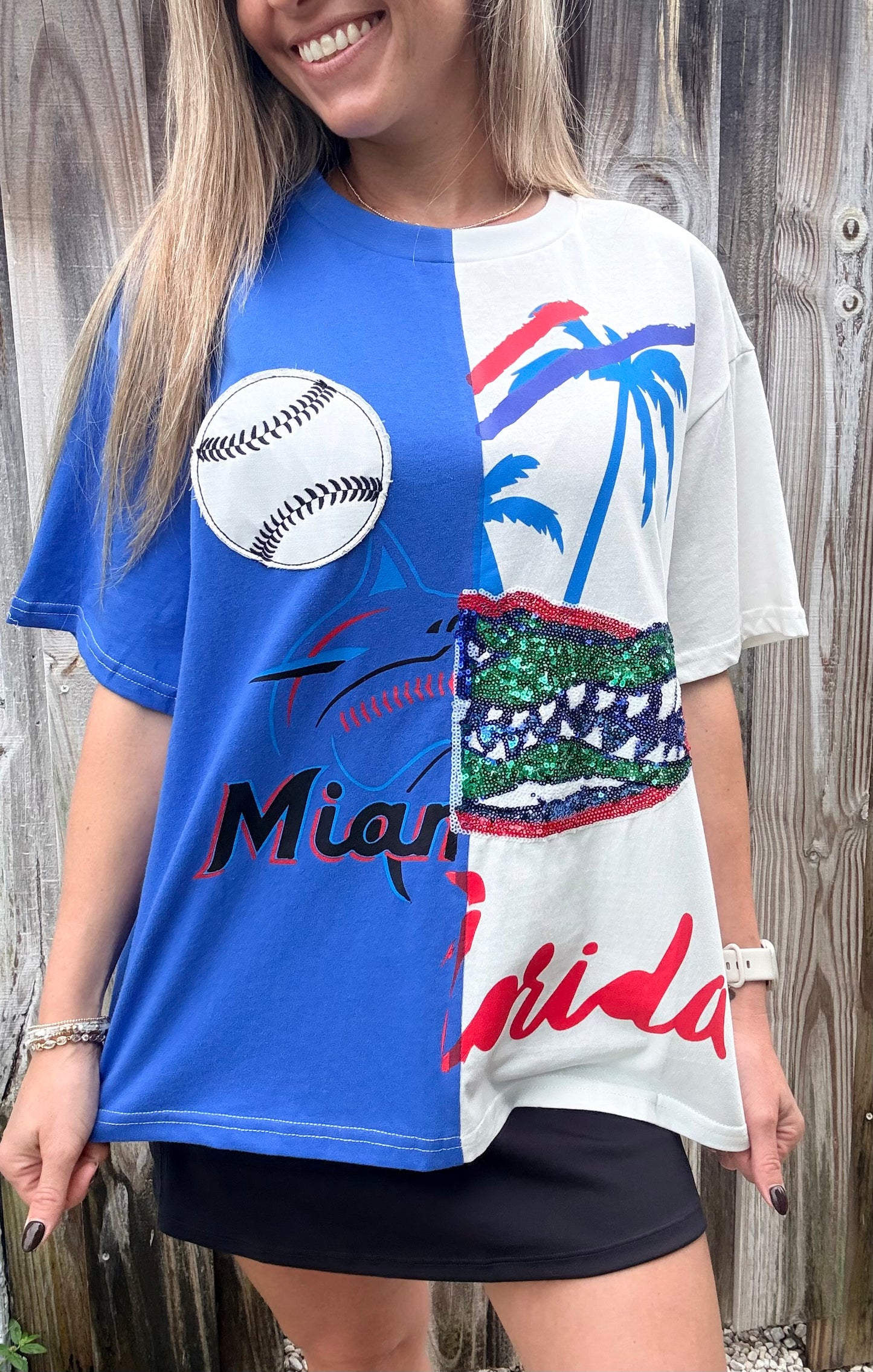 Miami Split Decision Tee 🐬🌴 Graphic T Shirt