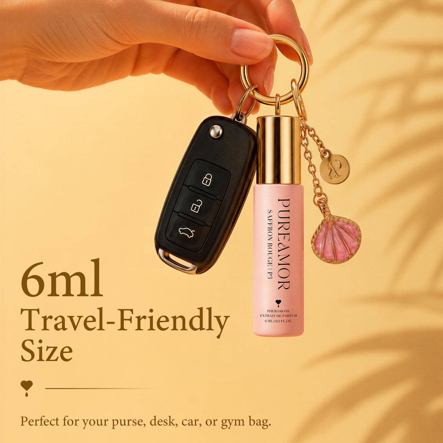 Saffron Rouge | P3 Keychain Roll-On Pheromone Perfume | 6 ml