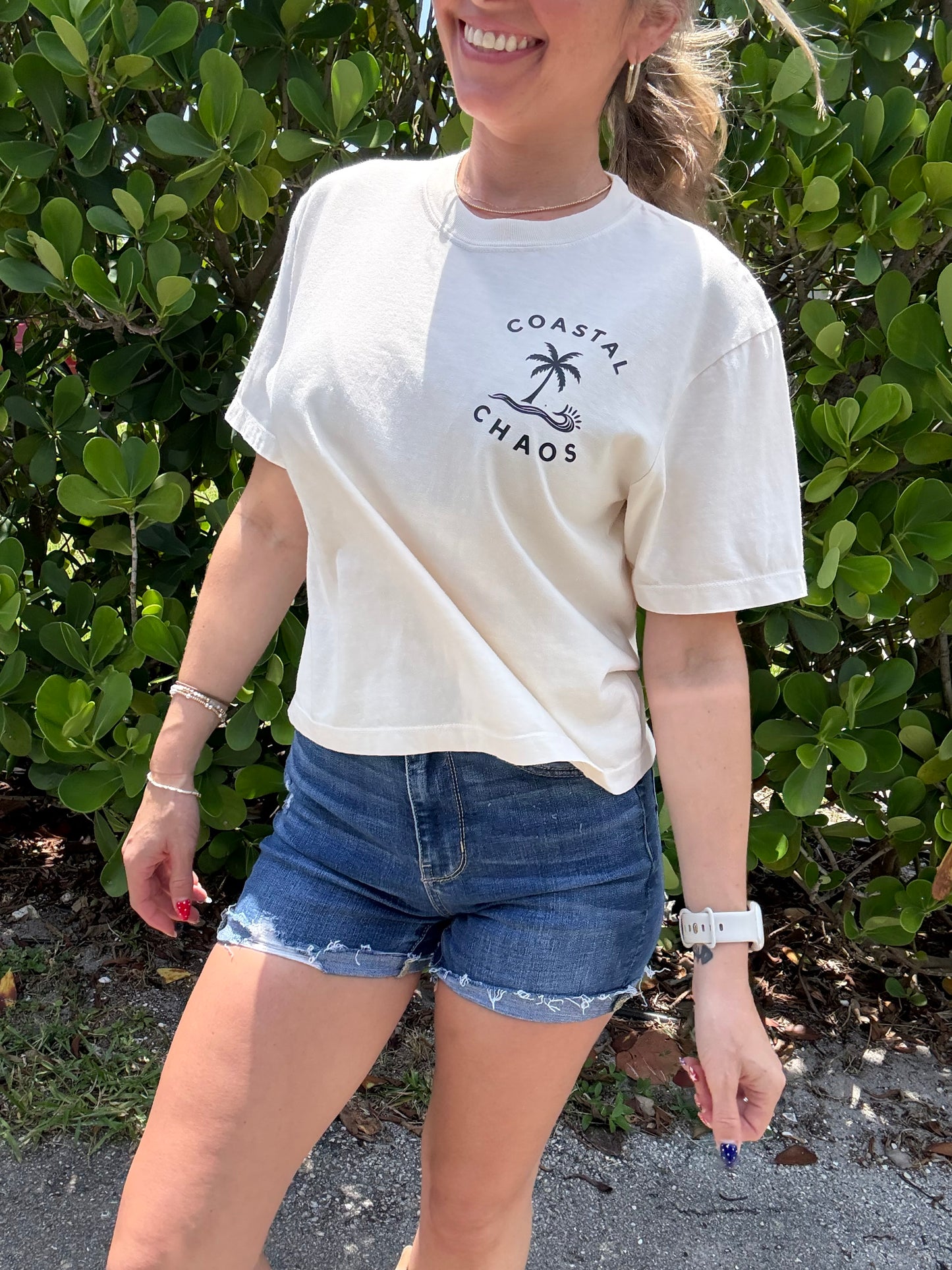 Sun Kissed & Slightly Feral Crop Tee