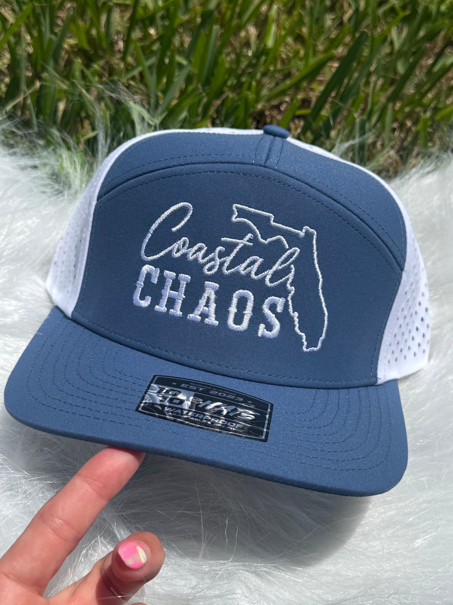 Coastal Chaos Performance Snapback – Deep Blue