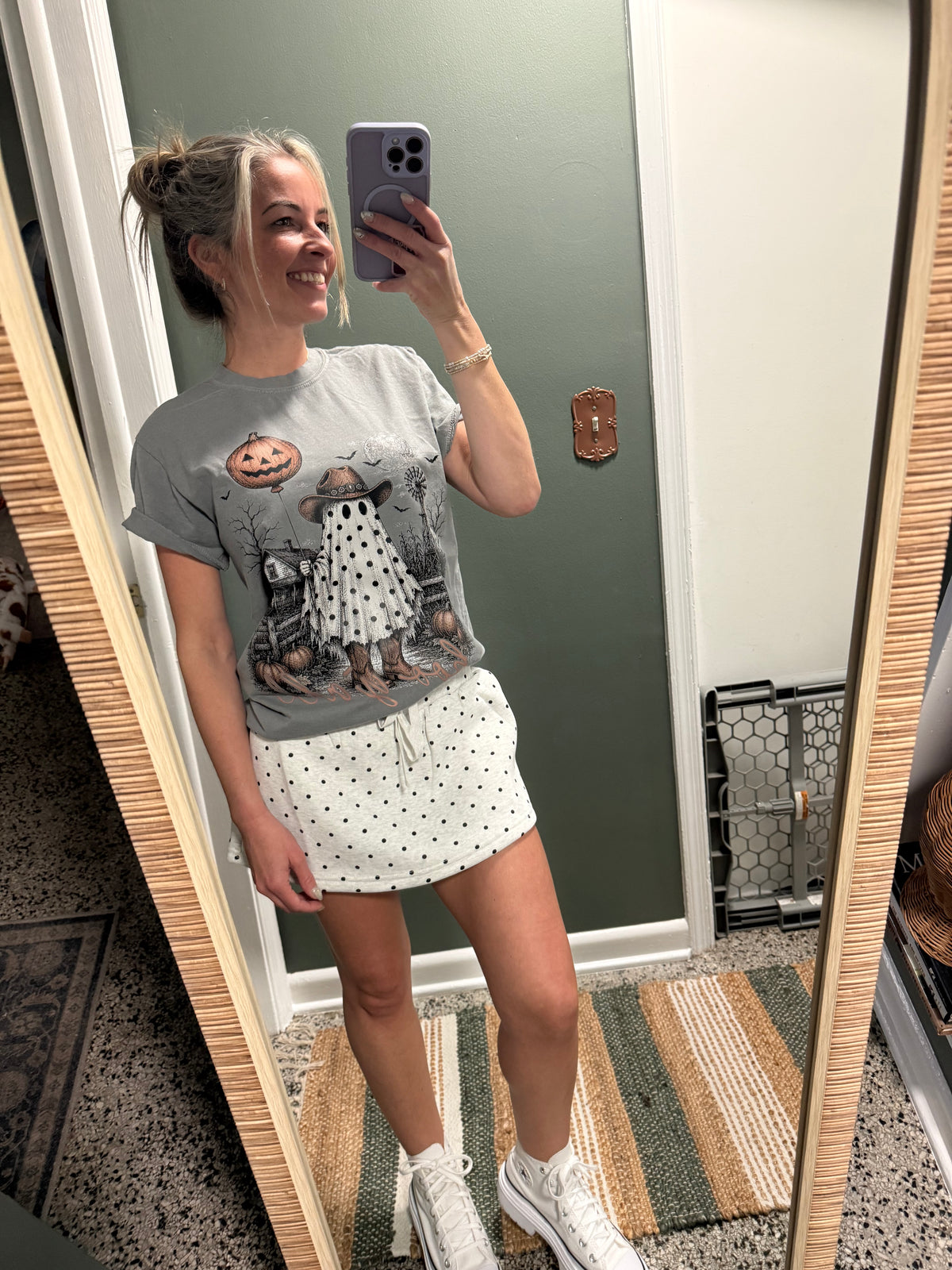 Polka Dot Ghost Tee 👻