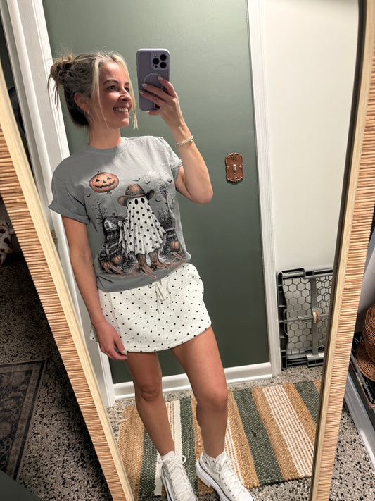 Polka Dot Ghost Tee 👻