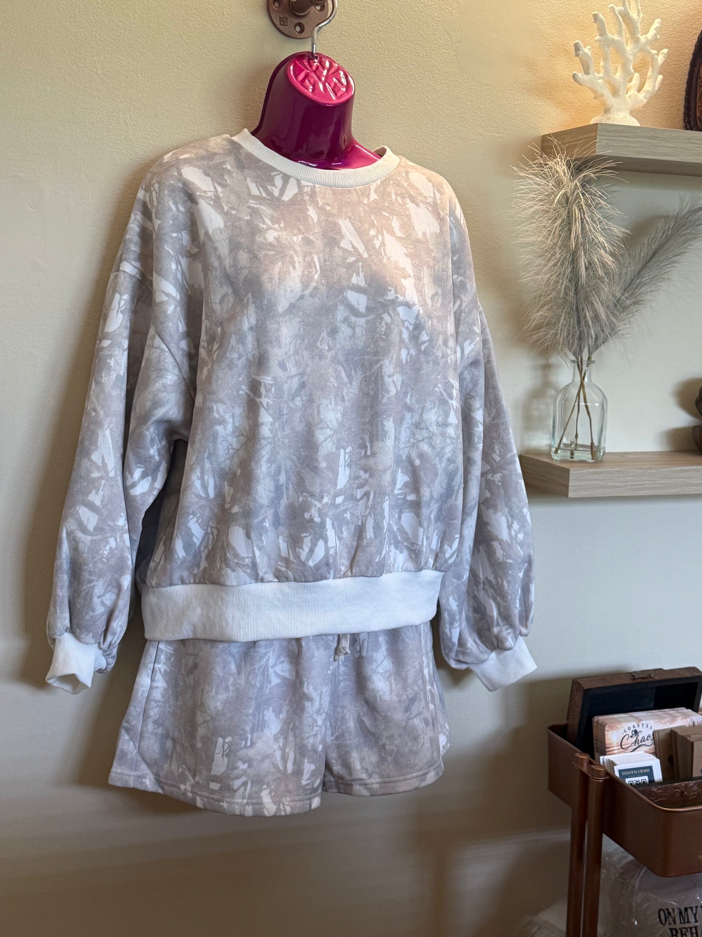 Neutral Camo Lounge Set
