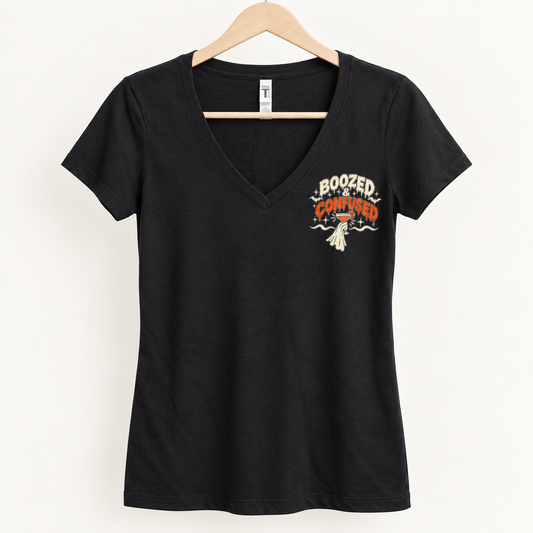Spooky Coastal Chaos V-Neck
