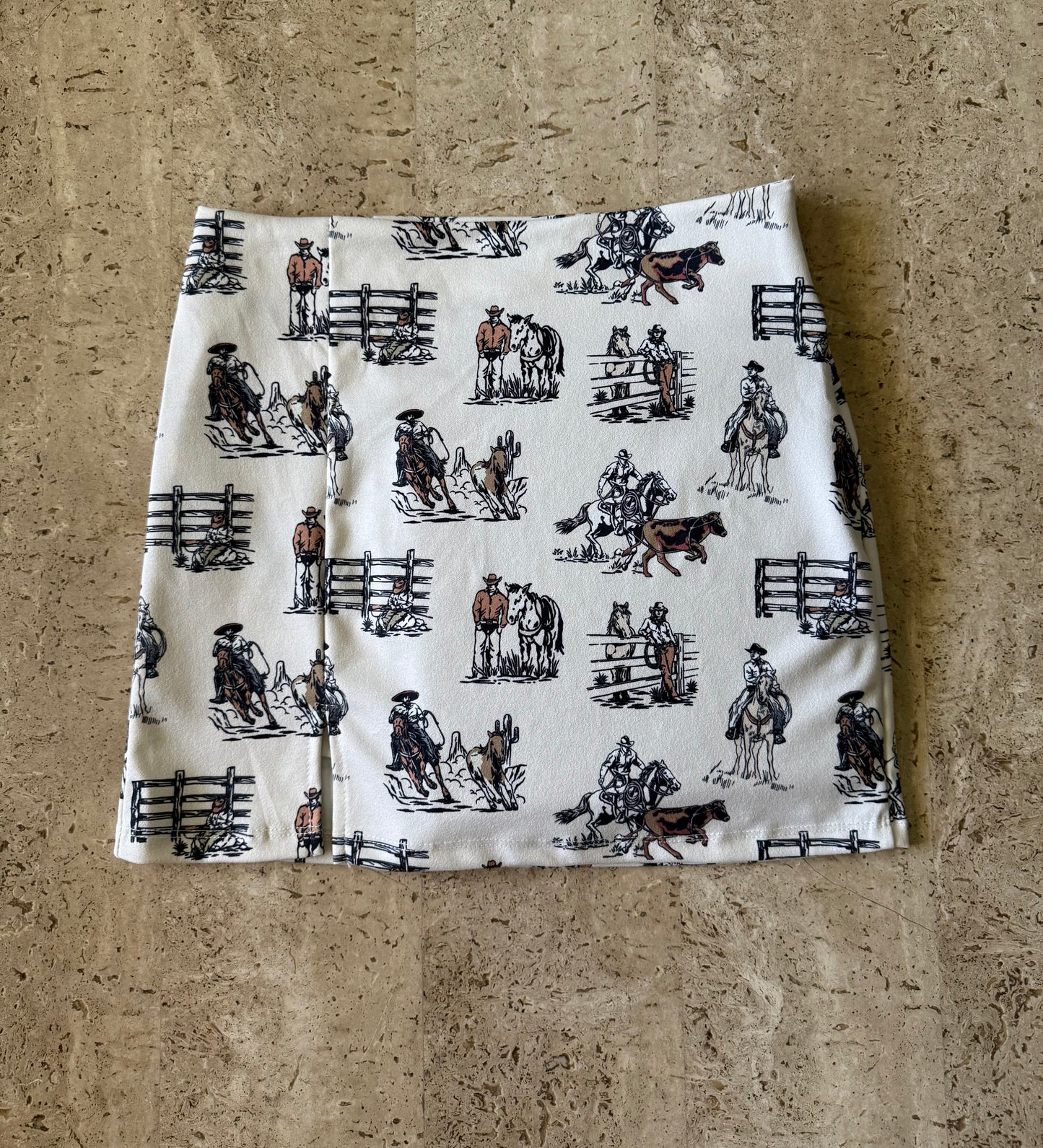 Western Sketch Skort