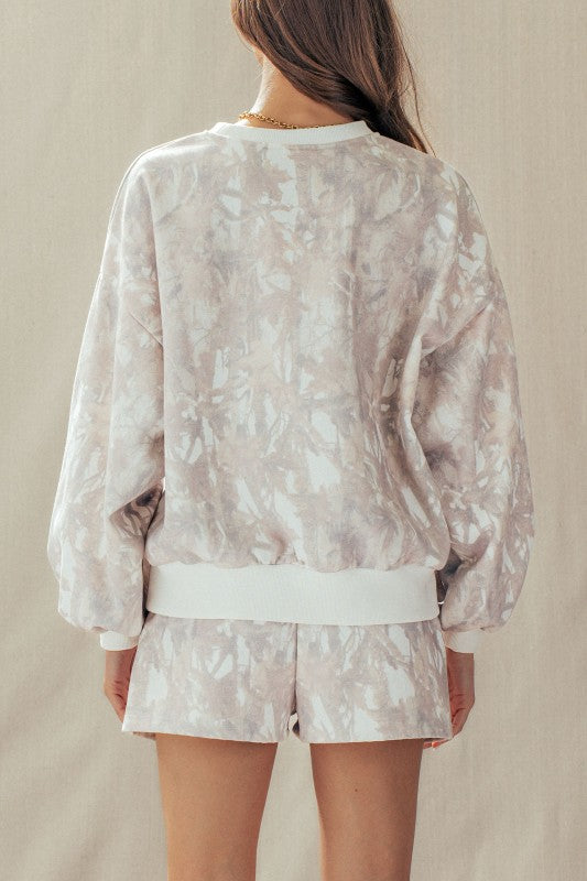 Neutral Camo Lounge Set