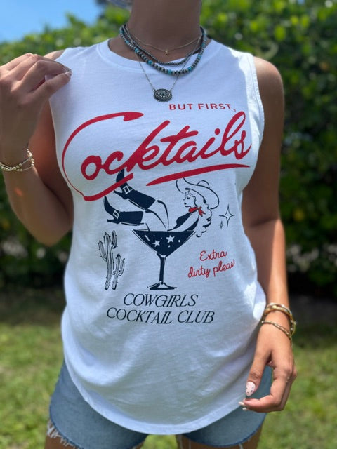 Cowgirls Cocktail Club Tank