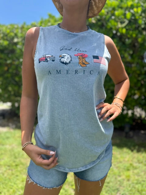 God Bless America Tank