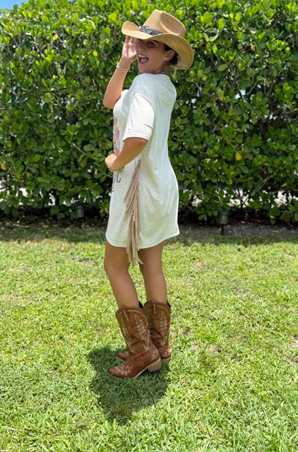 Weekends Rodeo Fringe Dress