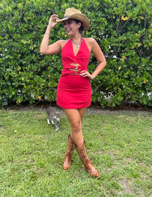 Wild Side Buckle Dress