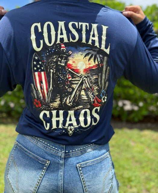 Coastal Chaos Long Sleve Performance Tee