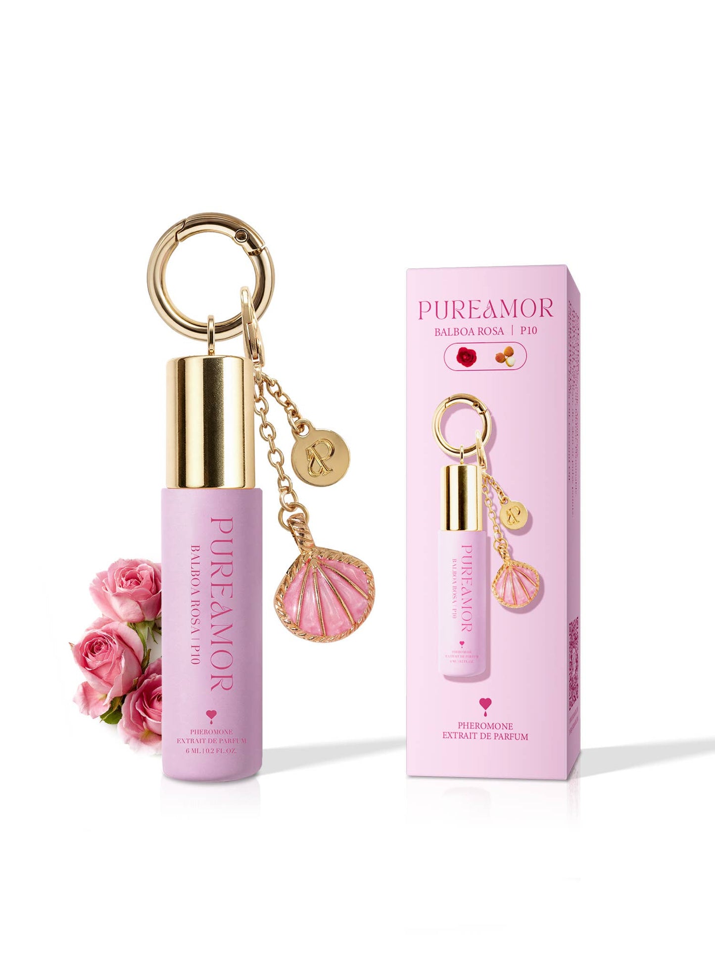 Balboa Rosa | Roll-on Pheromone Keychain Perfume Oil - 6ml