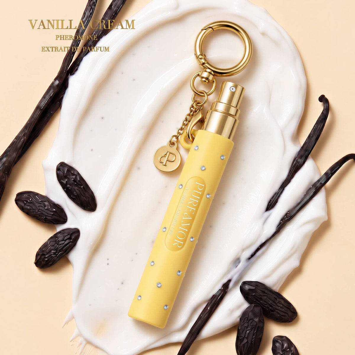 Pureamor 12 mL Travel Spray Perfume Keychain