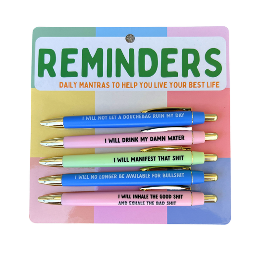 Sassy Reminders Pen Set
