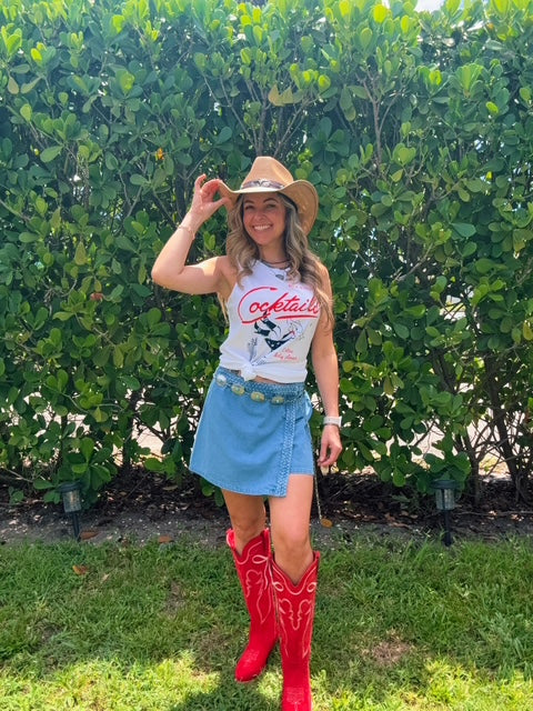 Cowgirls Cocktail Club Tank