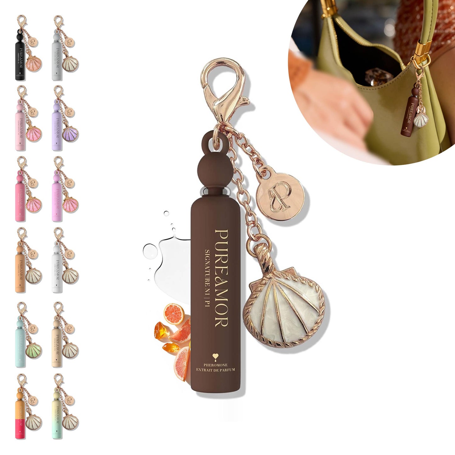 Signature N1 Pheromone Perfume Oil Keychain - 2ml Mini