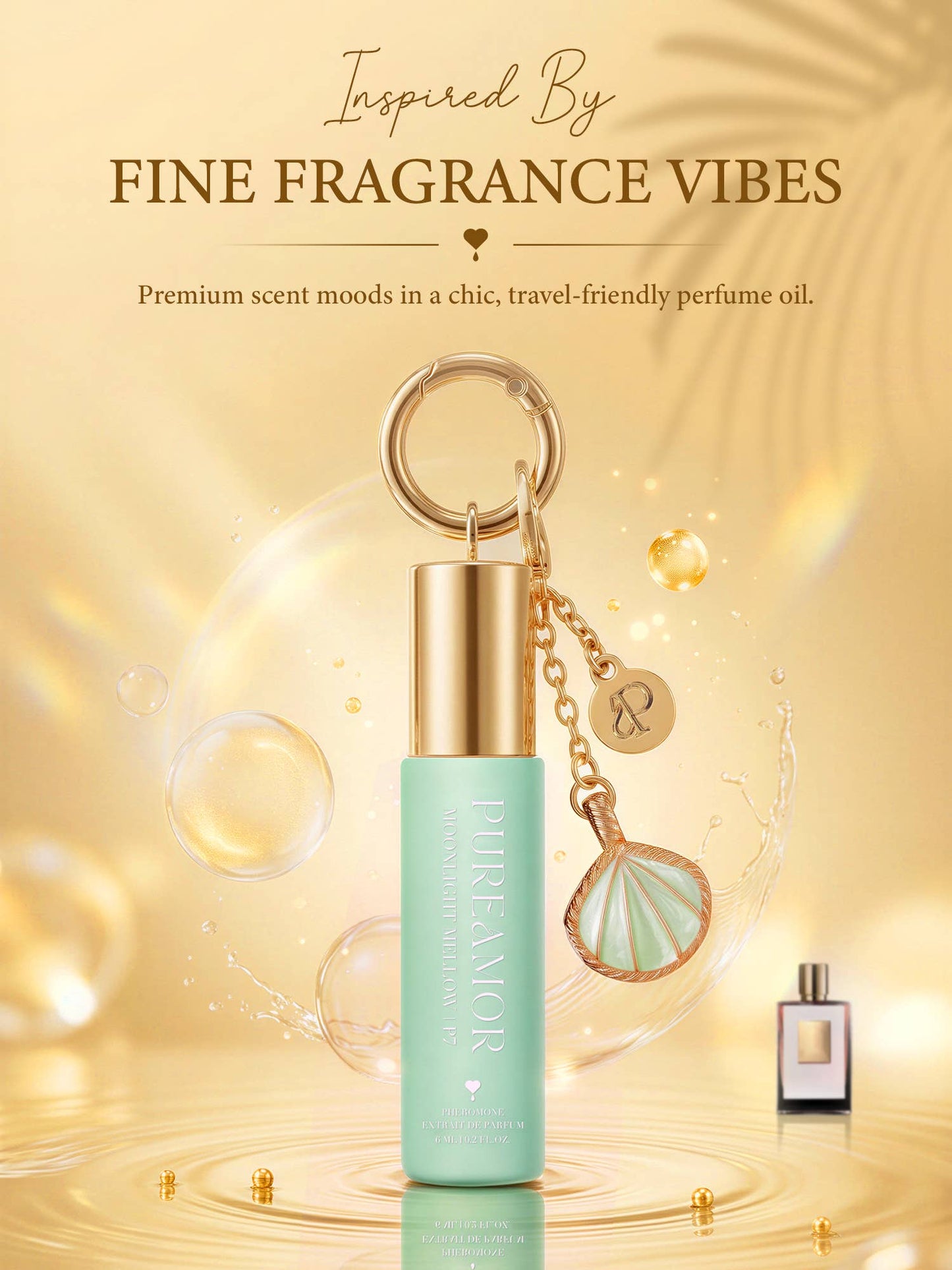 Moonlight Mellow | Roll-on Pheromone Keychain Perfume - 6ml