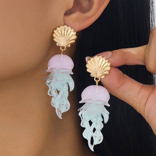 Jellyfish Drop Earrings