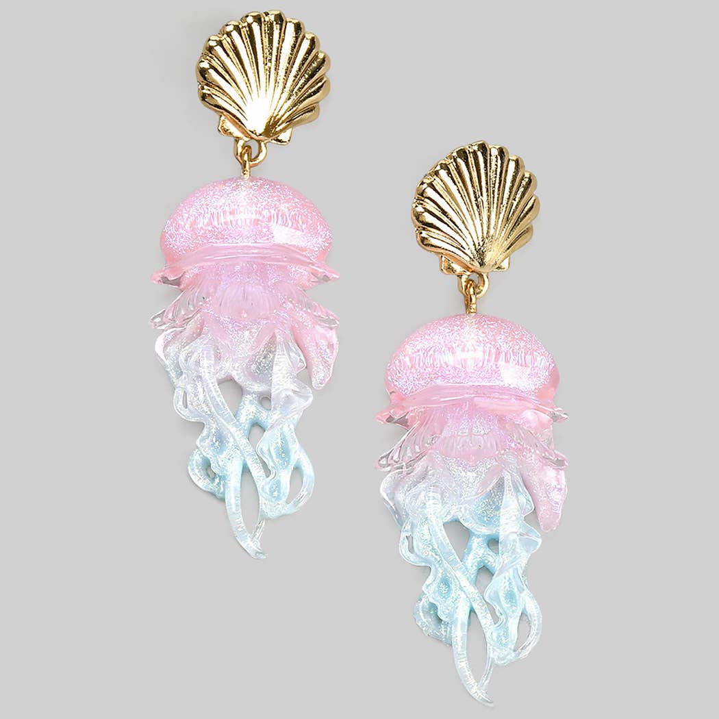 Jellyfish Drop Earrings